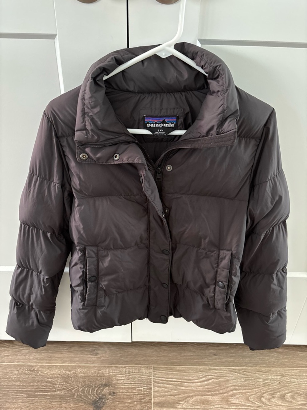 Patagonia Women's Brown Quilted Puffer Jacket
